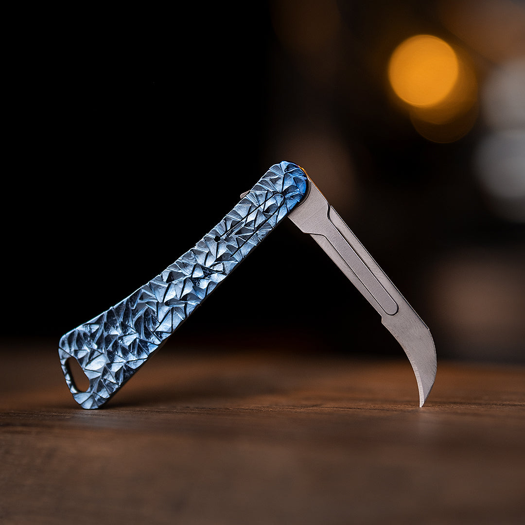 Tiflex: ein Mini-Klappmesser aus Titan mit super Schärfe