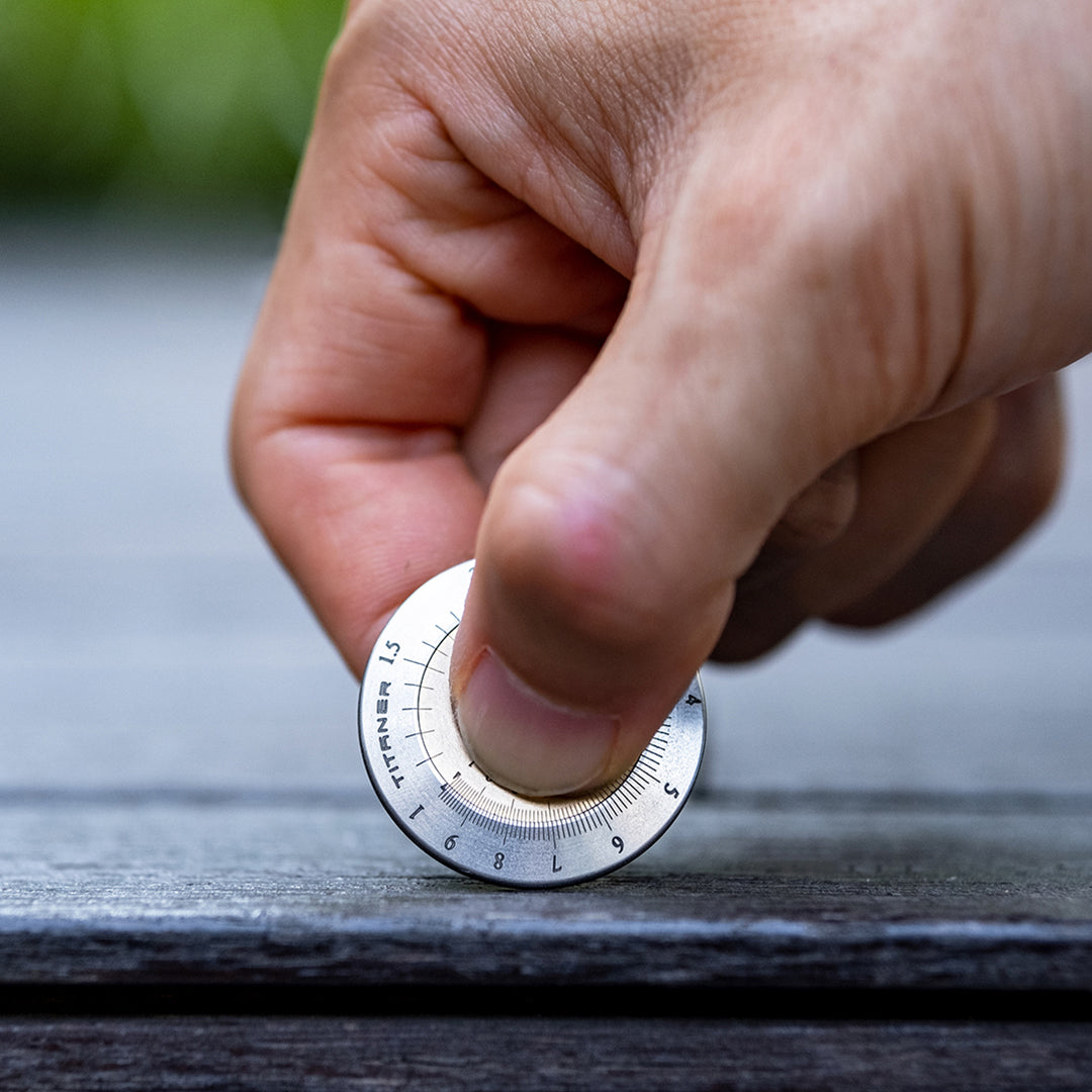 Titanium Mini Slide Rule