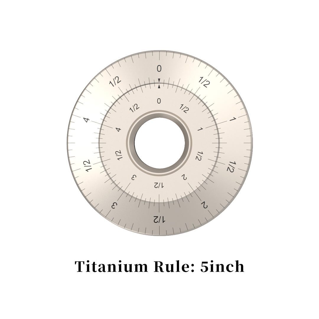 Titanium Mini Slide Rule