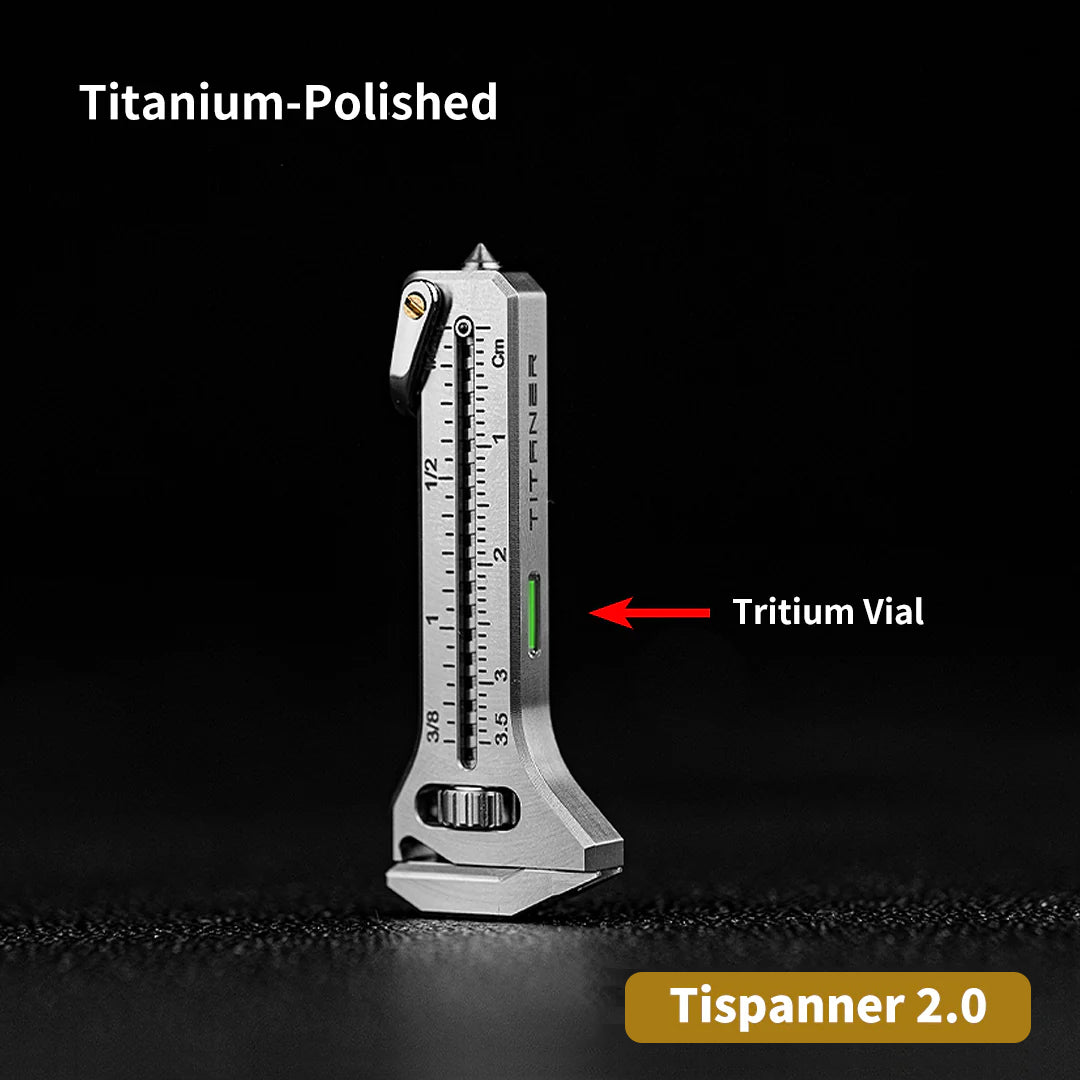 TiSpanner Compact: Titanium Multitool Wrench