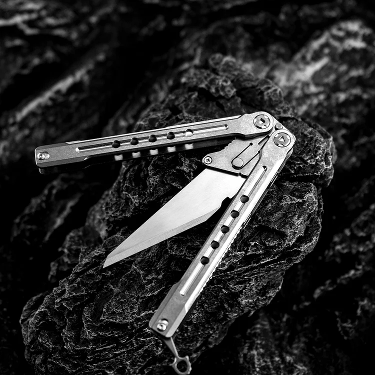 Titanium B-MAX Butterfly Knife