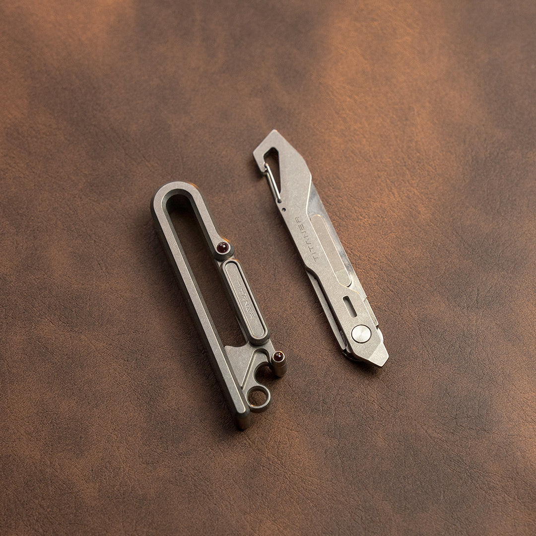 Titanium Belt Keychain