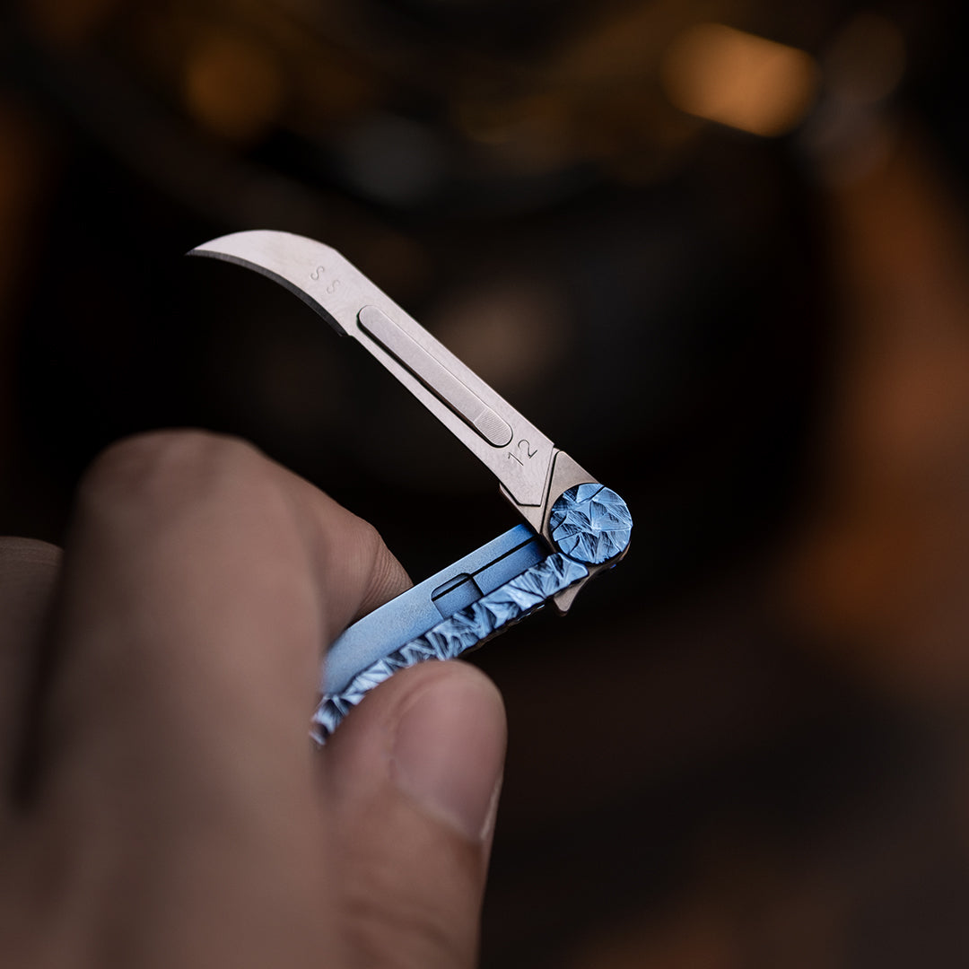 Tiflex: ein Mini-Klappmesser aus Titan mit super Schärfe