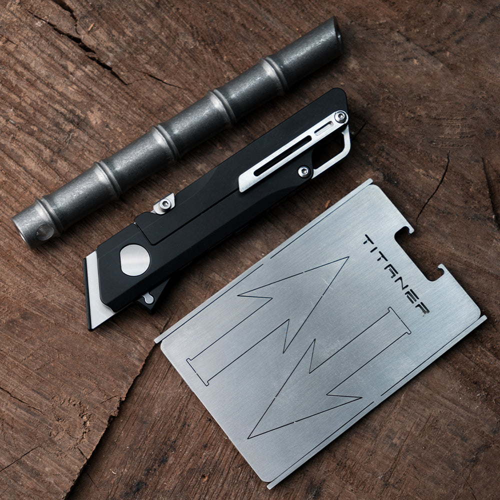 Titanium Cardholder with Multi-Survival Backups