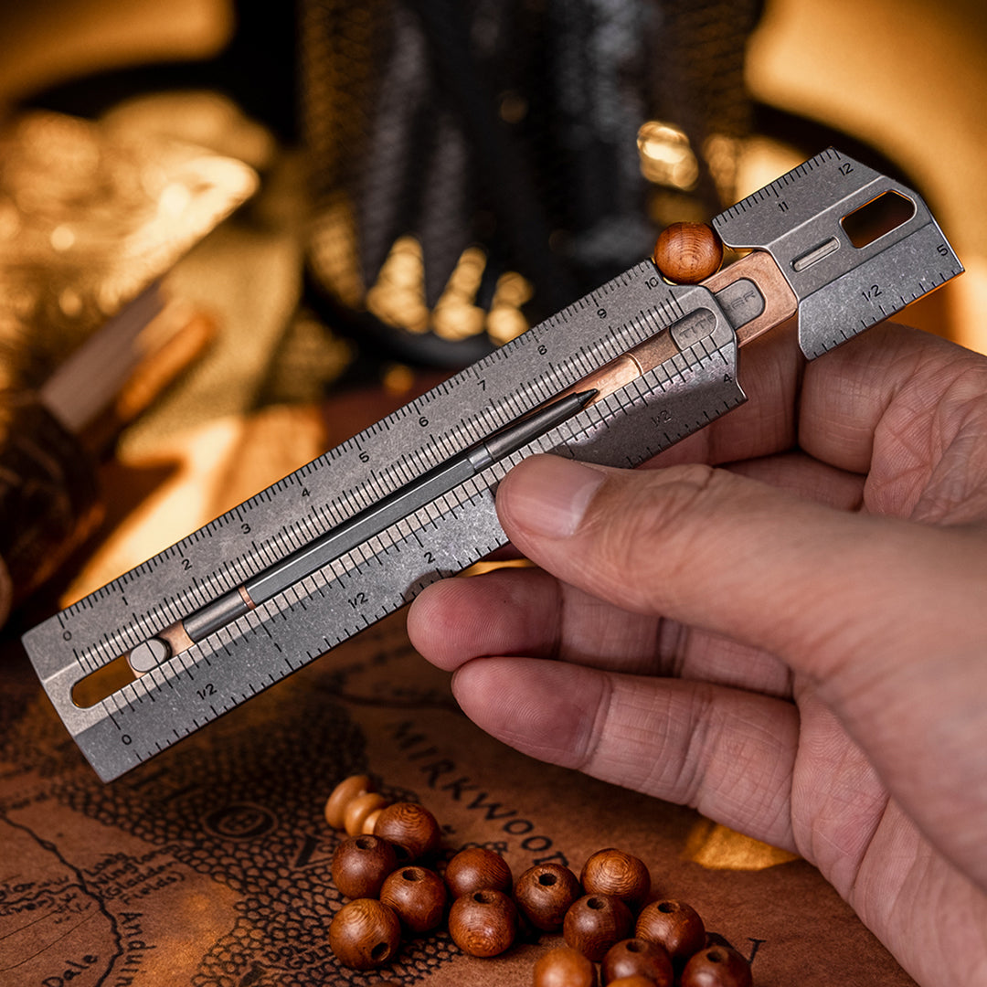 Mix 3.0: Titanium EDC Versatile Ruler
