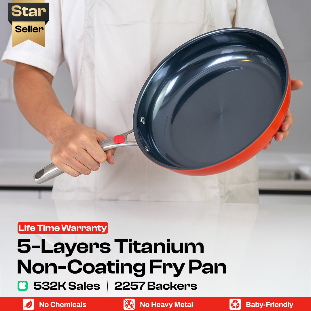 5-Layer Titanium Frying Pan【Pre-Order】