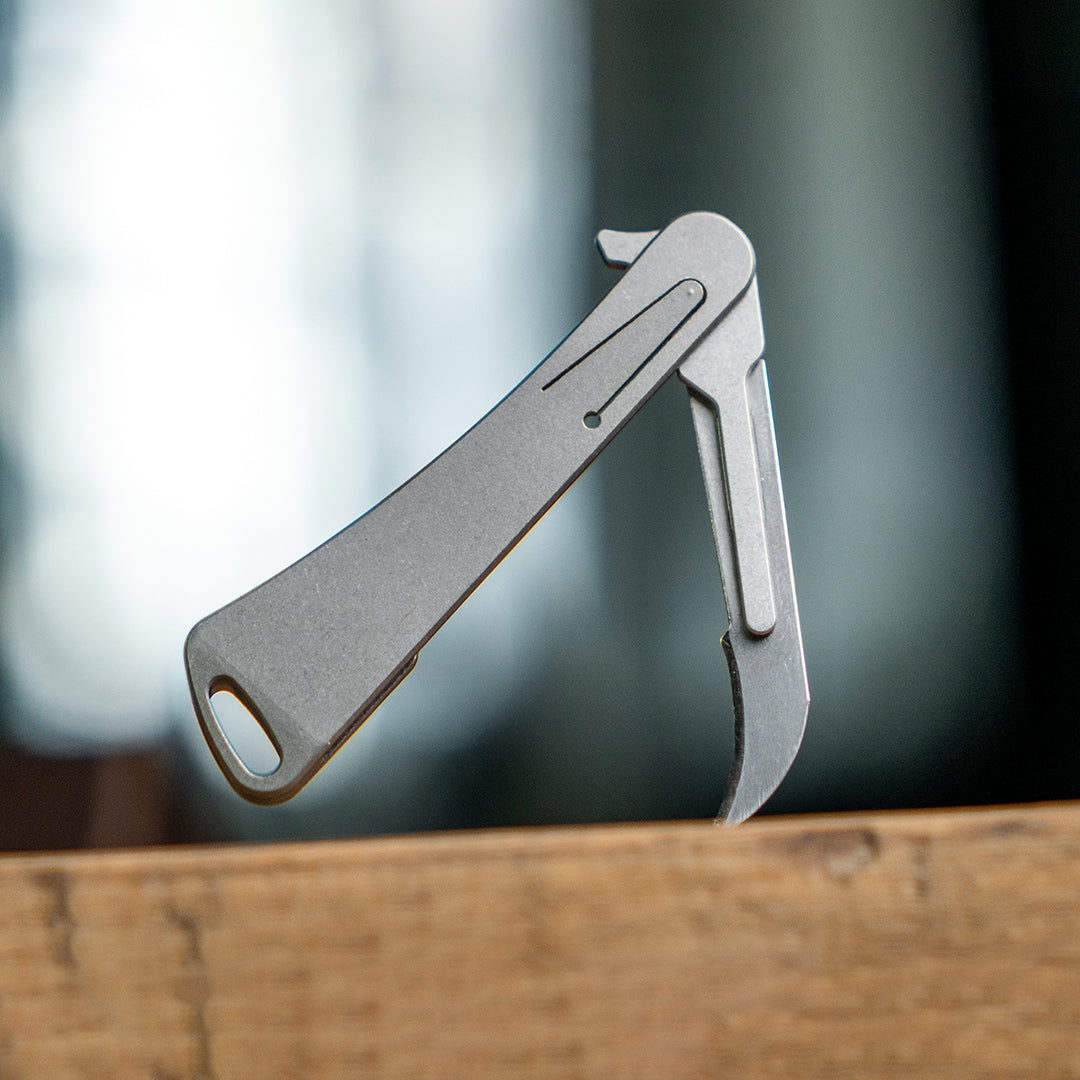 Tiflex: ein Mini-Klappmesser aus Titan mit super Schärfe