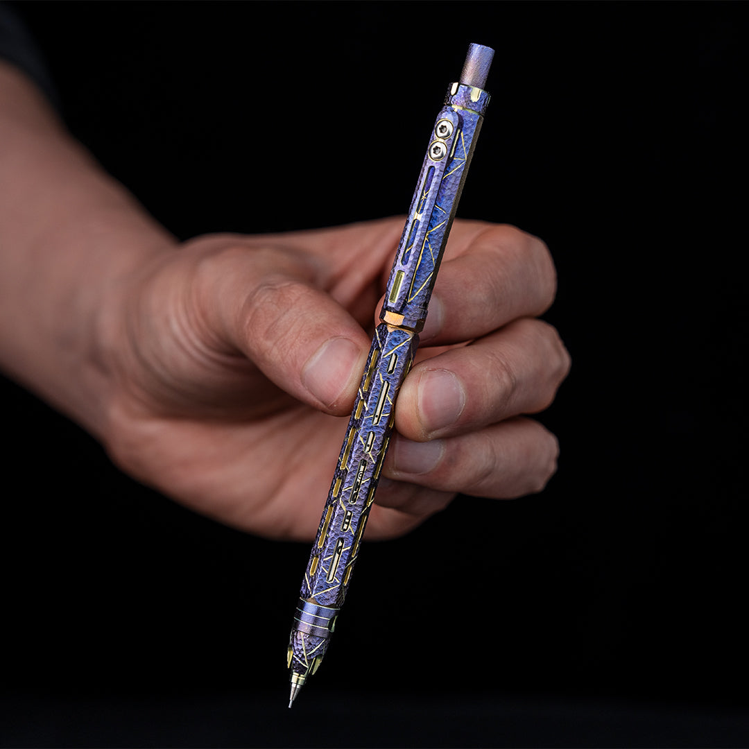 Hand-carved Ti-Chi Click Pencil