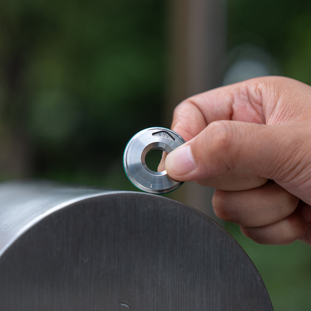 Tiroler 2.0: Titanium Curve Measure Ring【Pre-Order】