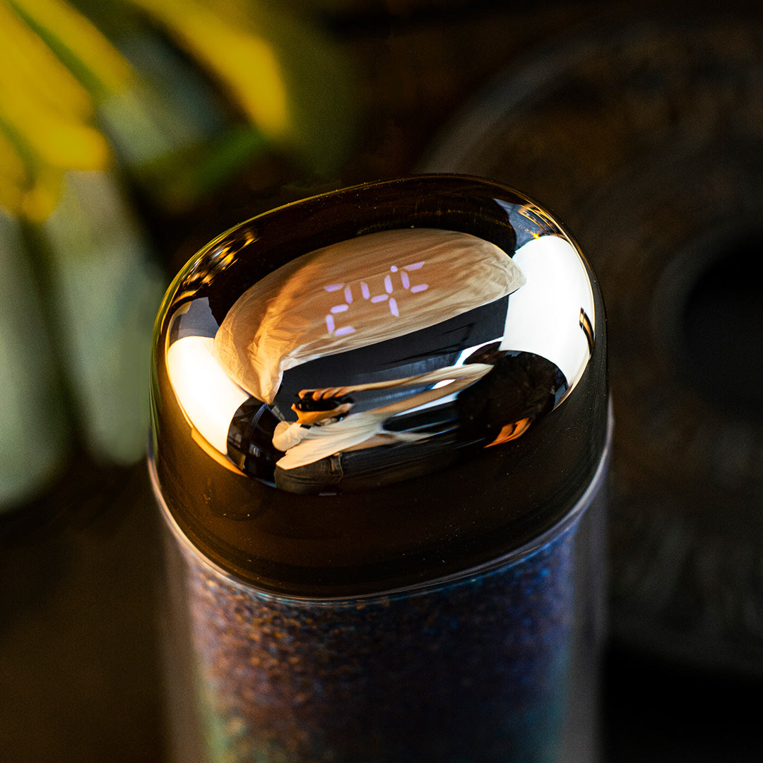 Ice-crystal Pure Titanium Water Bottle