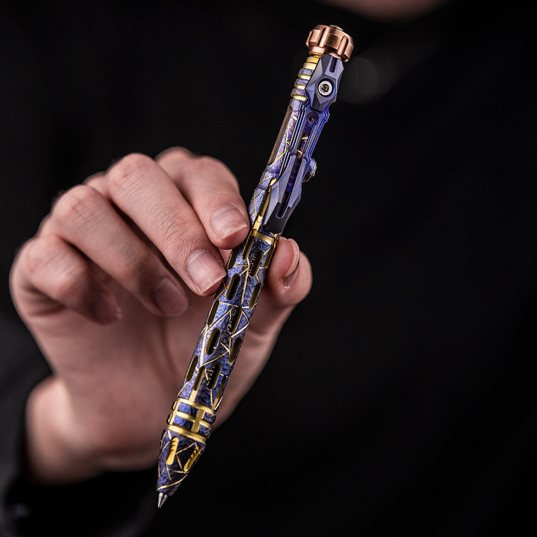 Titanium Tactical Bolt-Action Pen