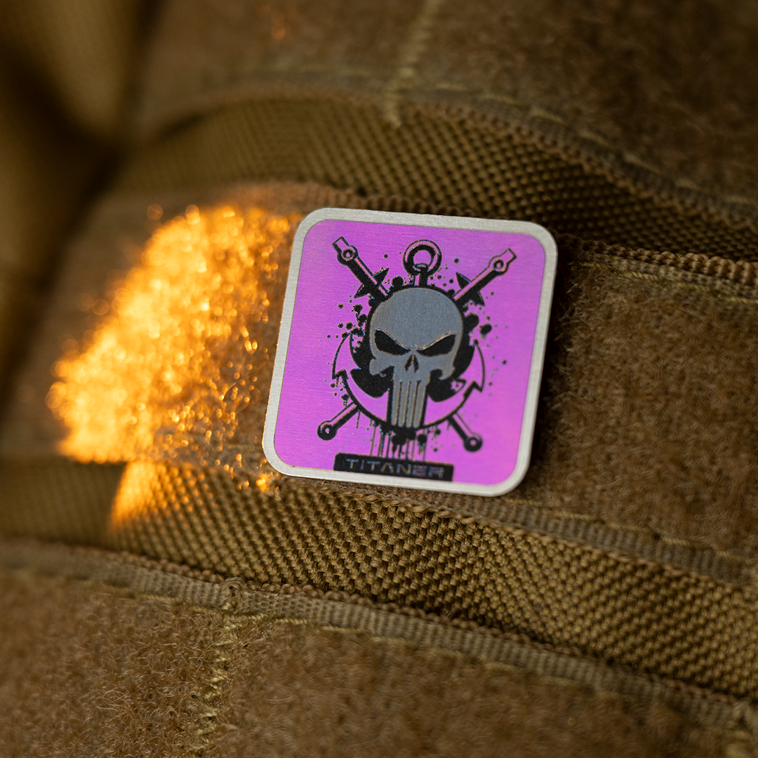 Titanium Velcro Patches Badges