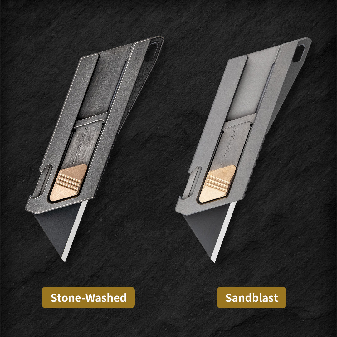 Einziehbares Mini-EDC-Allzweckmesser aus Titan