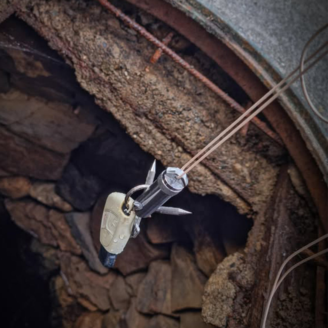 Multifunktionaler Enterhaken aus Titan