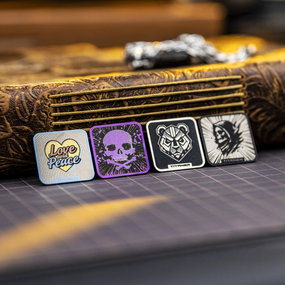 Parche/Insignias de Velcro de Titanio