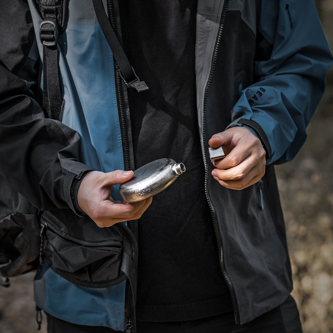 Portable Titanium Hip Flask Bottle