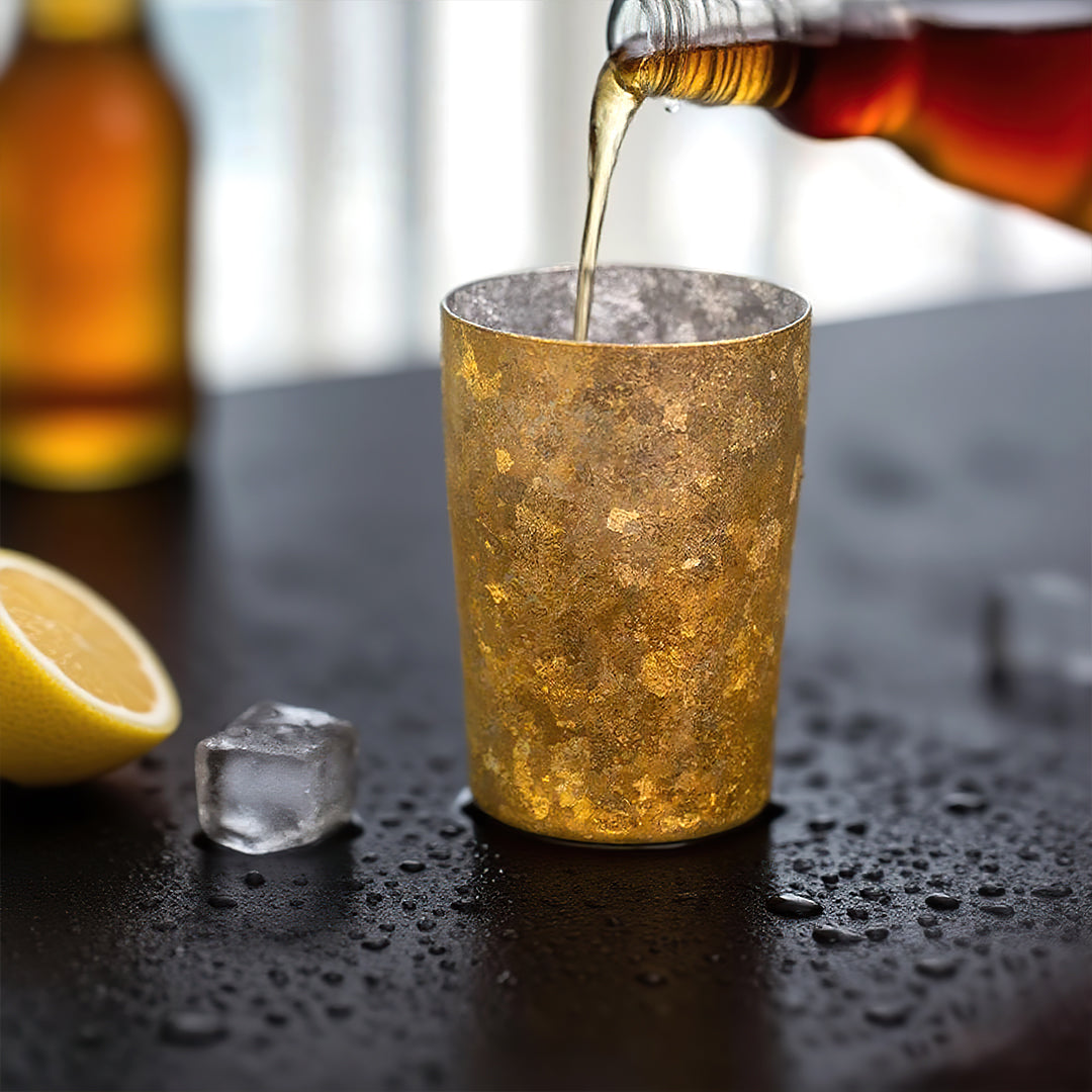 Ice Crystal Titanium Double-Wall Cups