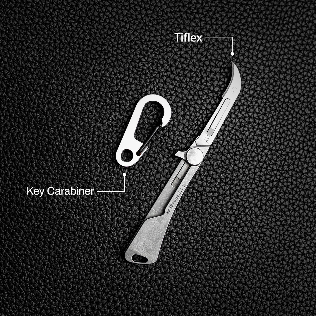 Schlüsselkarabiner aus Titan: Robustes EDC-Rucksackzubehör für den Außenbereich