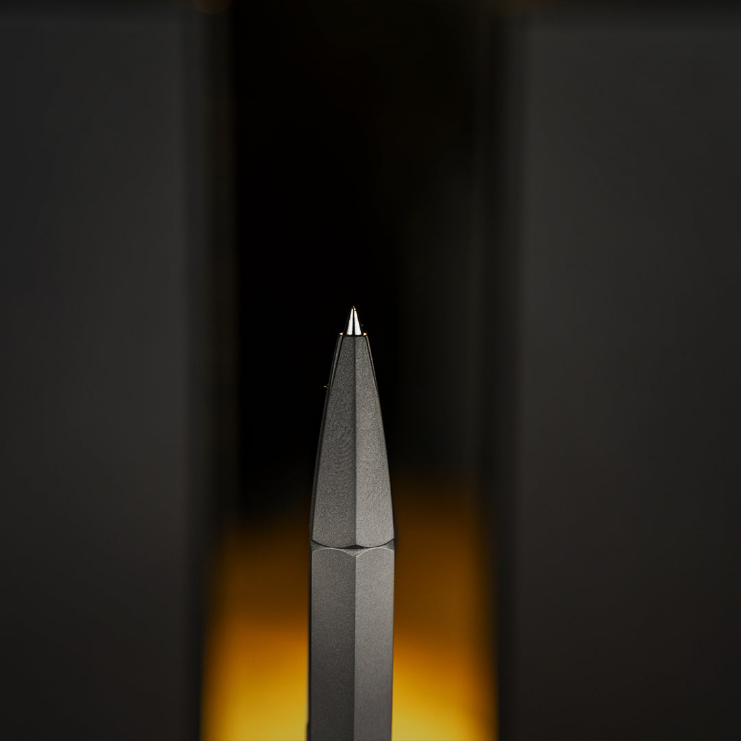 Nether Pillar: Hand Carved Titanium CNC Machined EDC Pen【Limited 30 Pcs】