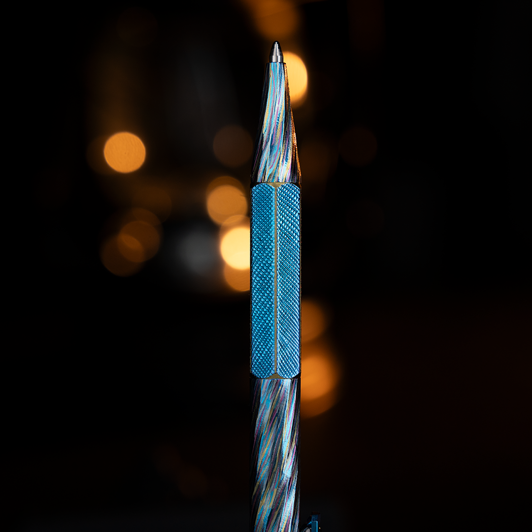 Meteor Star: Hand Carved Titanium Dragon Pearl Dream Pen