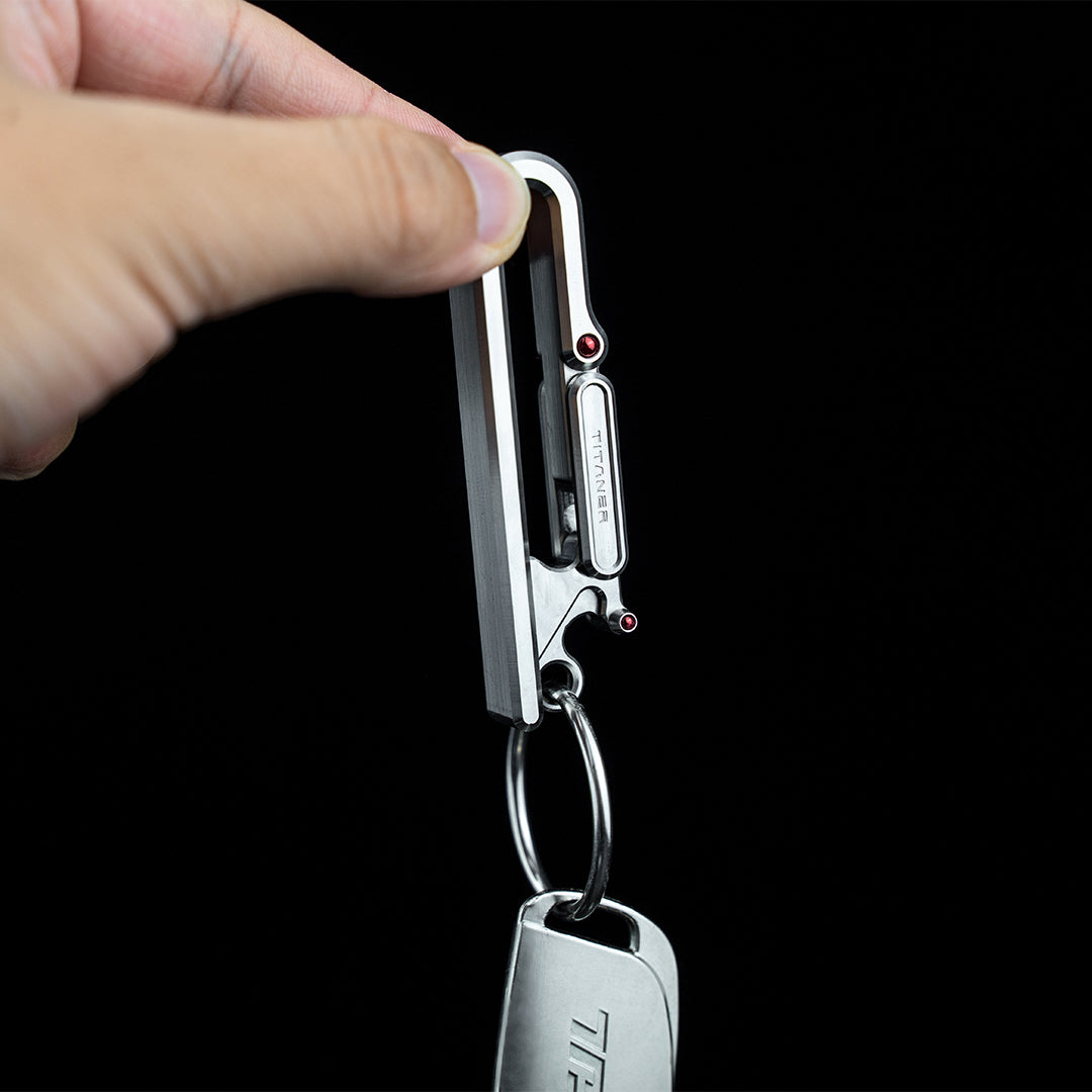 Titanium Belt Keychain