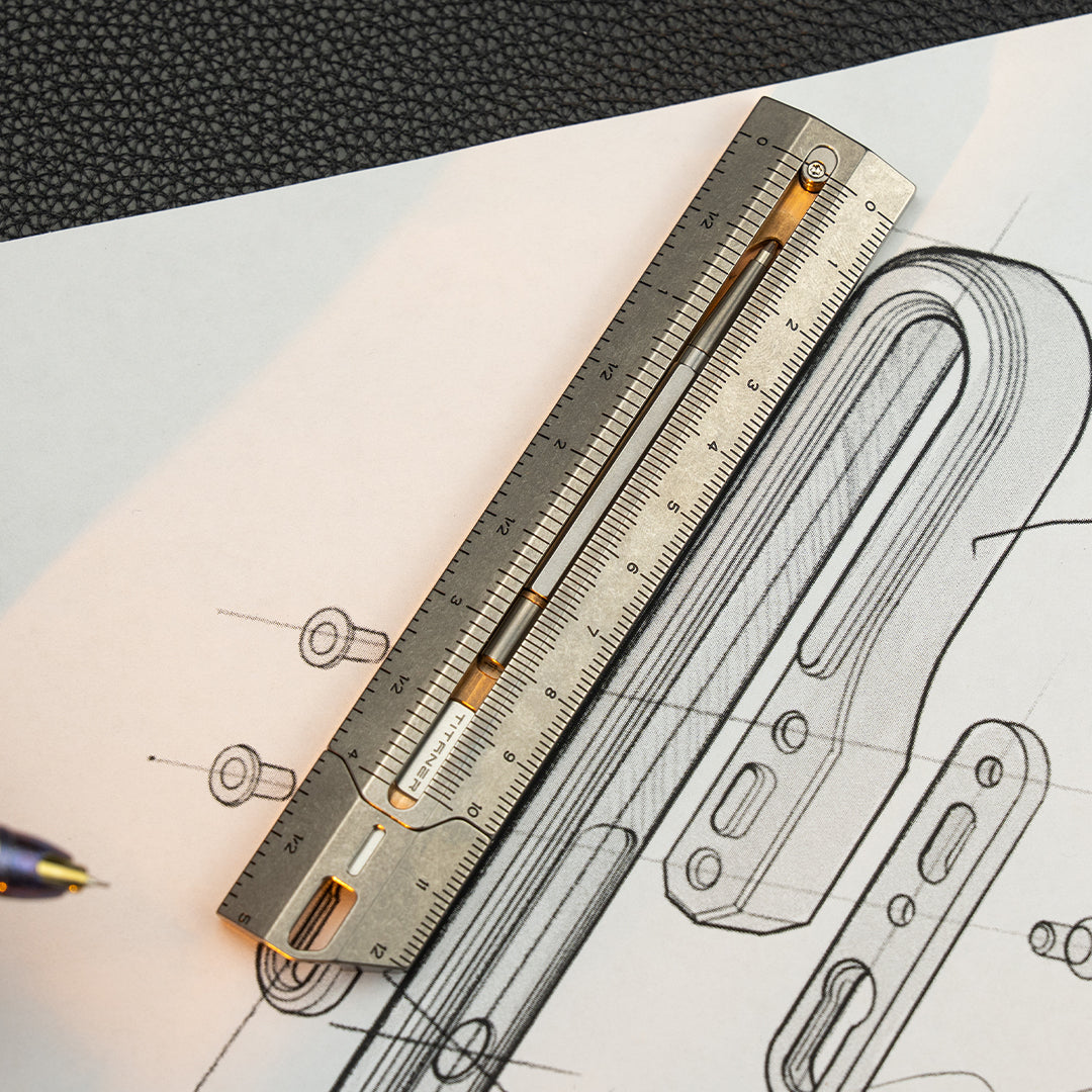 Mix 3.0: Titanium EDC Versatile Ruler