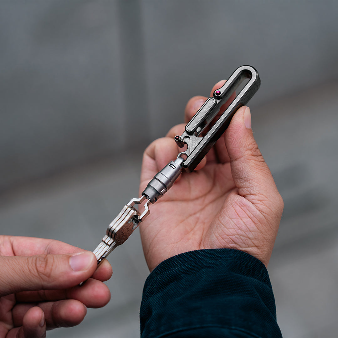Titanium Belt Keychain