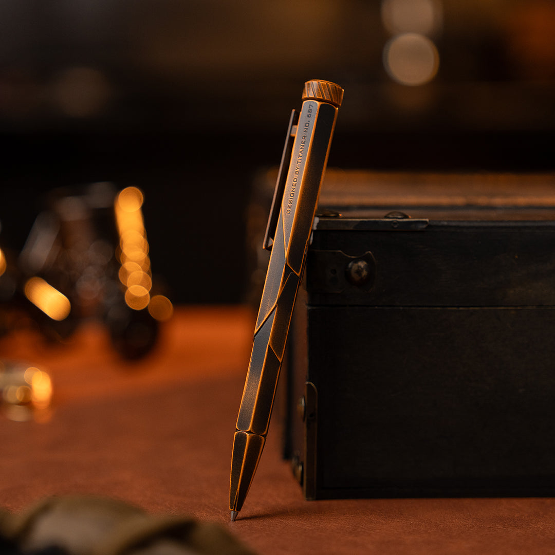 TiHex: HexaEdge CNC Machined EDC Pen