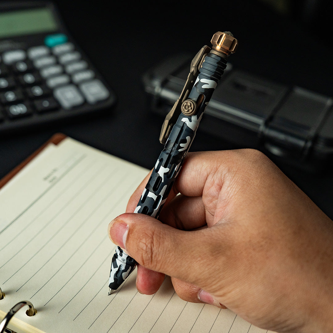 【Final Flash 2025】Ghost Navy Titanium Tactical Bolt-Action Pen Series 【Only 1 In Stock】