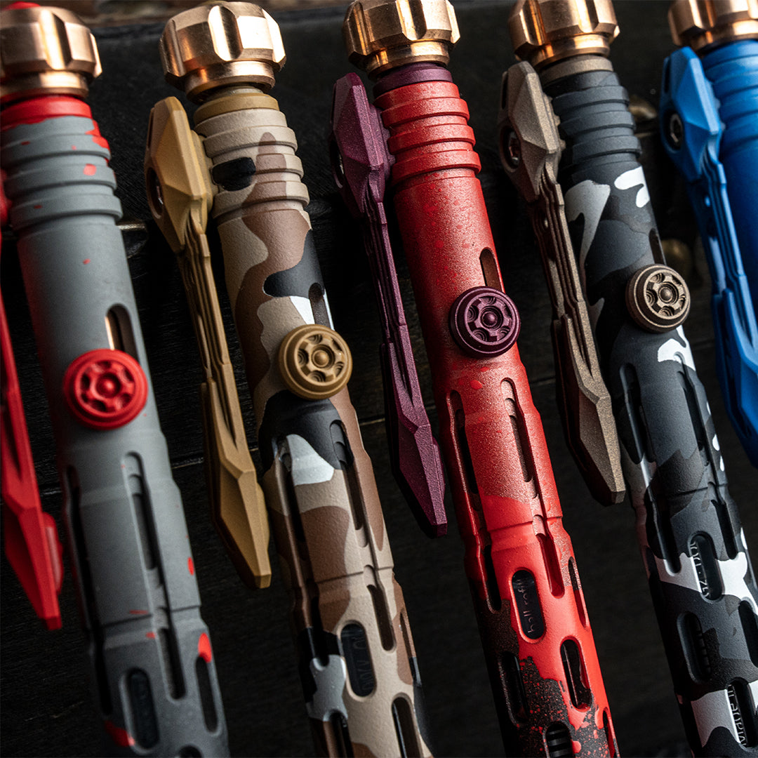 Military Coating Titanium Tactical Bolt-Action Pen