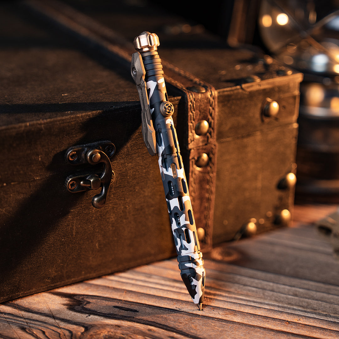 【Final Flash 2025】Ghost Navy Titanium Tactical Bolt-Action Pen Series 【Only 1 In Stock】