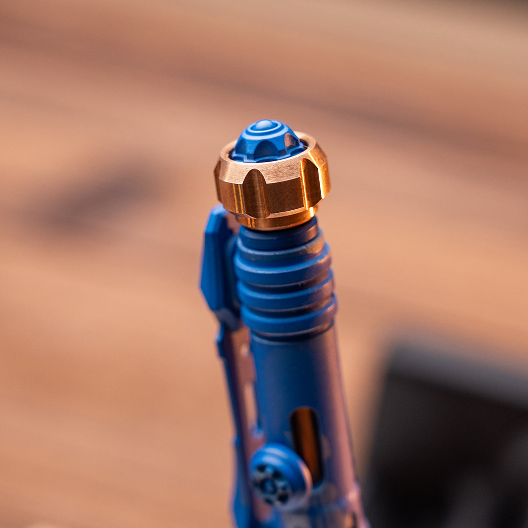 Military Coating Titanium Tactical Bolt-Action Pen