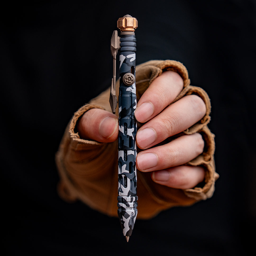 【Final Flash 2025】Ghost Navy Titanium Tactical Bolt-Action Pen Series 【Only 1 In Stock】