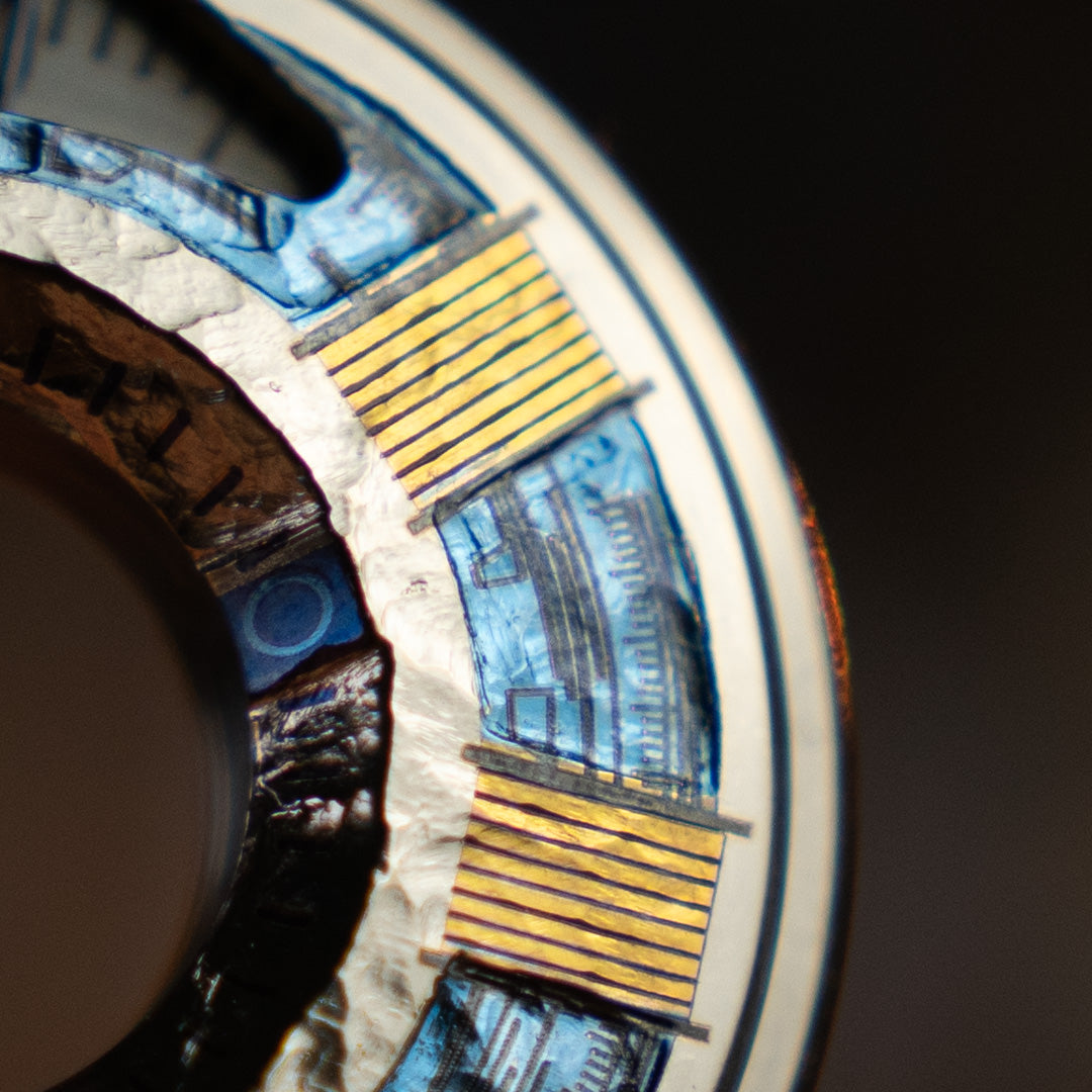 Blue Steel : Titanium Hand Carved Measure Ring 2.0 【Limited 10 Pcs】