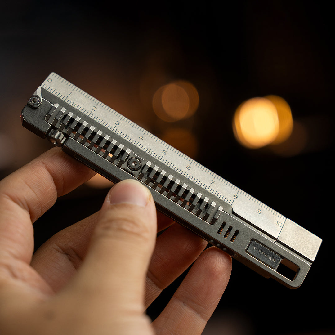Mix 2.0: Titanium EDC Ruler