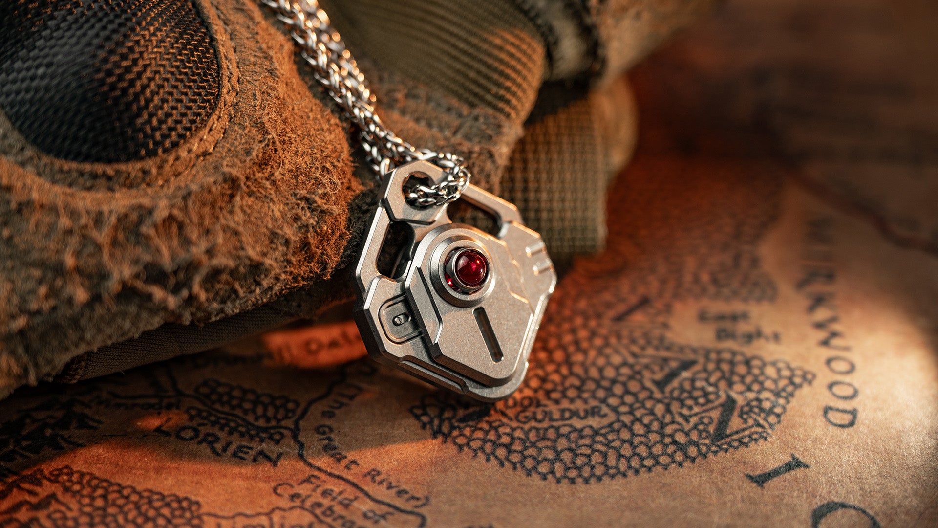 Trident: World's First 3-Level Titanium Zipper Lock