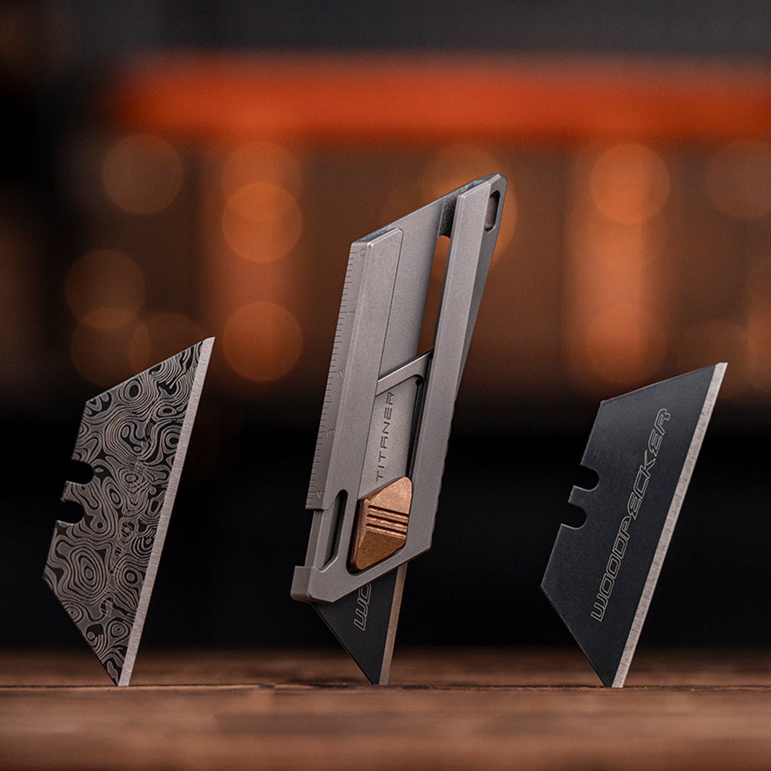 Merlin: Retractable Mini Titanium EDC Utility Cutter