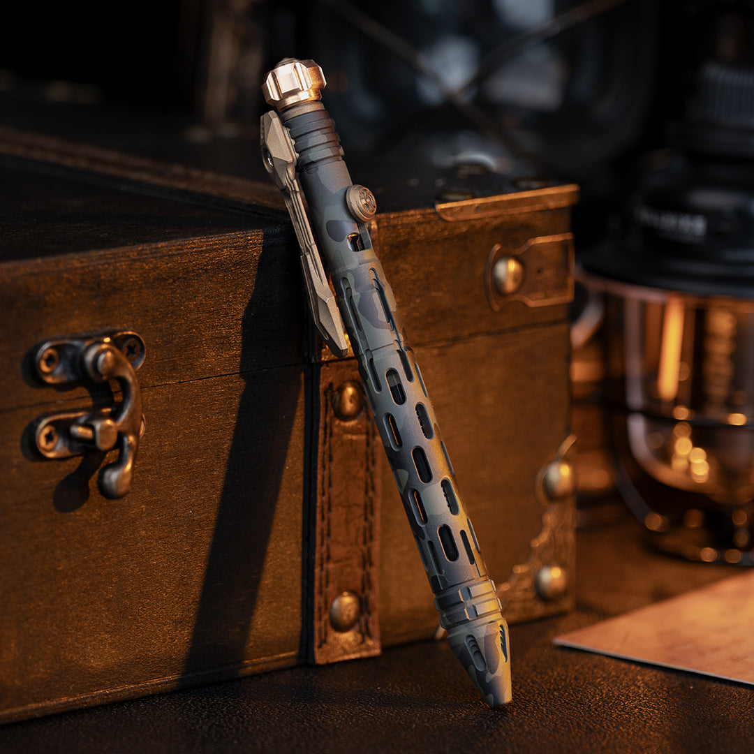 Jungle Coating Tactical Bolt-Action Pen