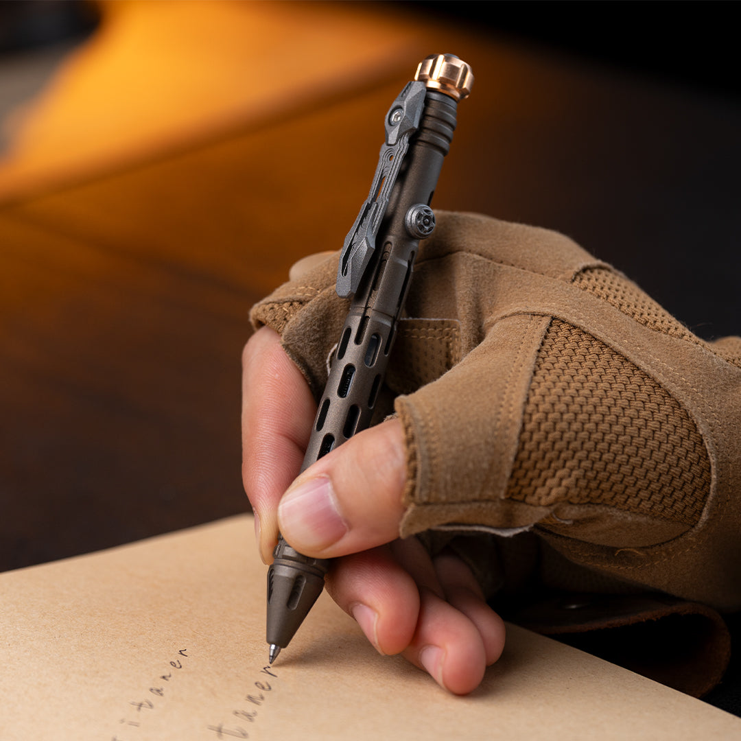 Jungle Coating Tactical Bolt-Action Pen