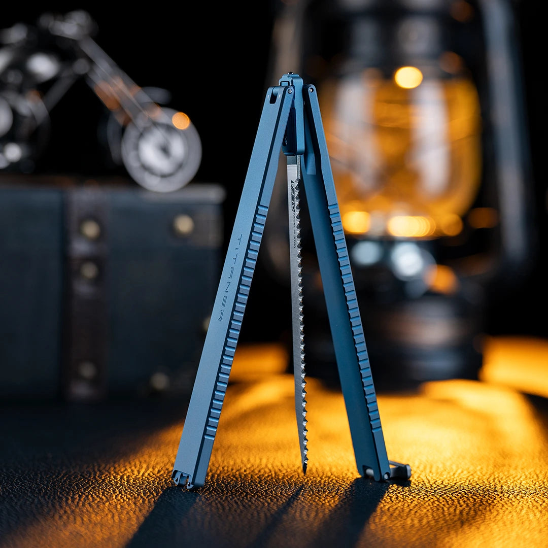 Tissaw: Sierra de mano plegable de titanio