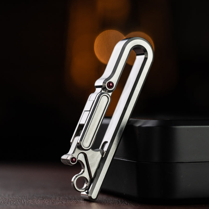 Titanium Belt Keychain