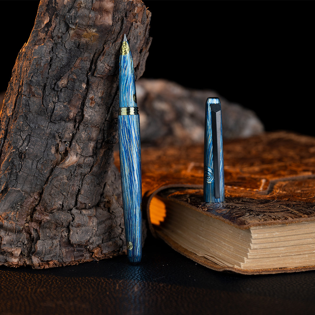 Starry Night Titanium Tactical Ballpoint Pen