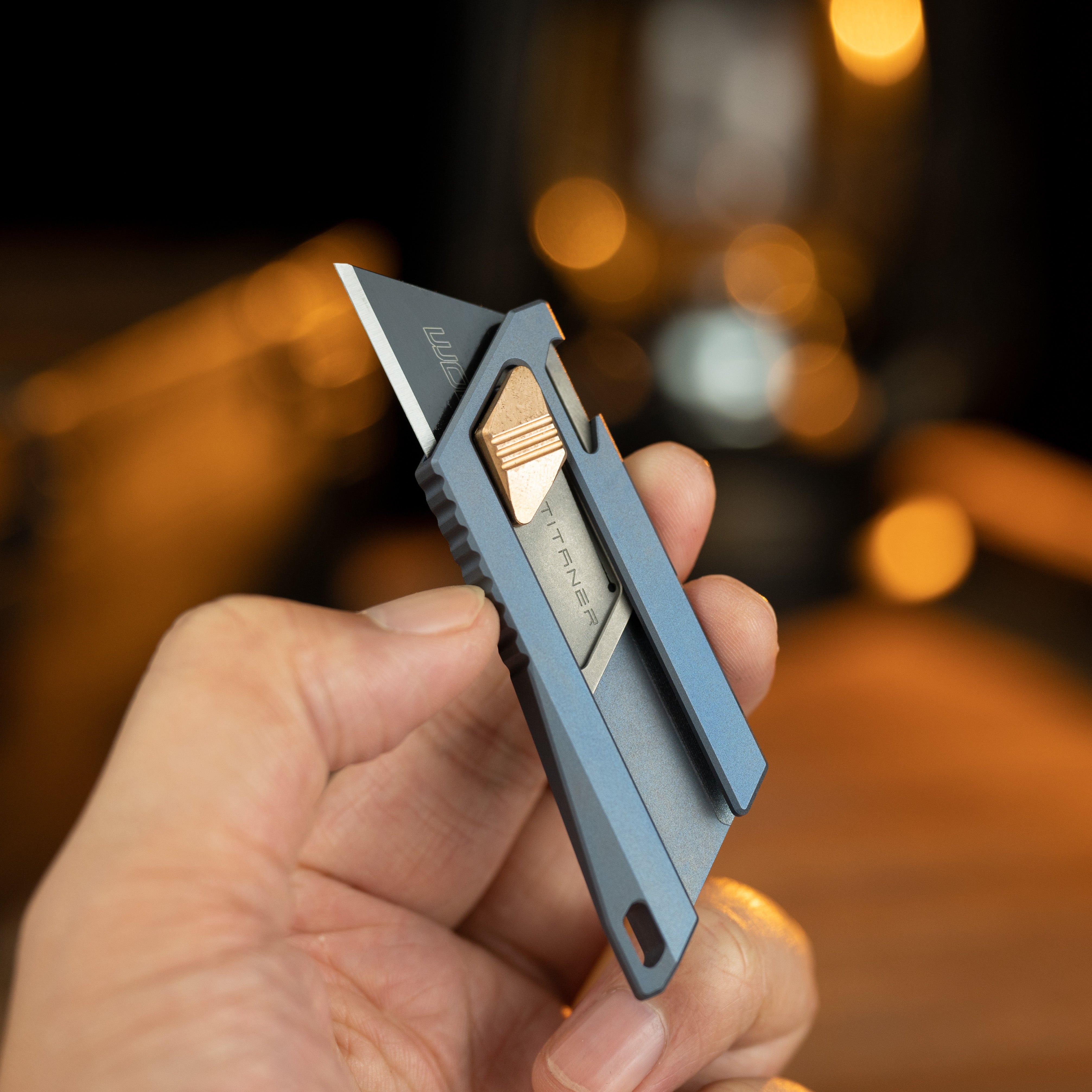 Retractable Mini Titanium EDC Utility Cutter