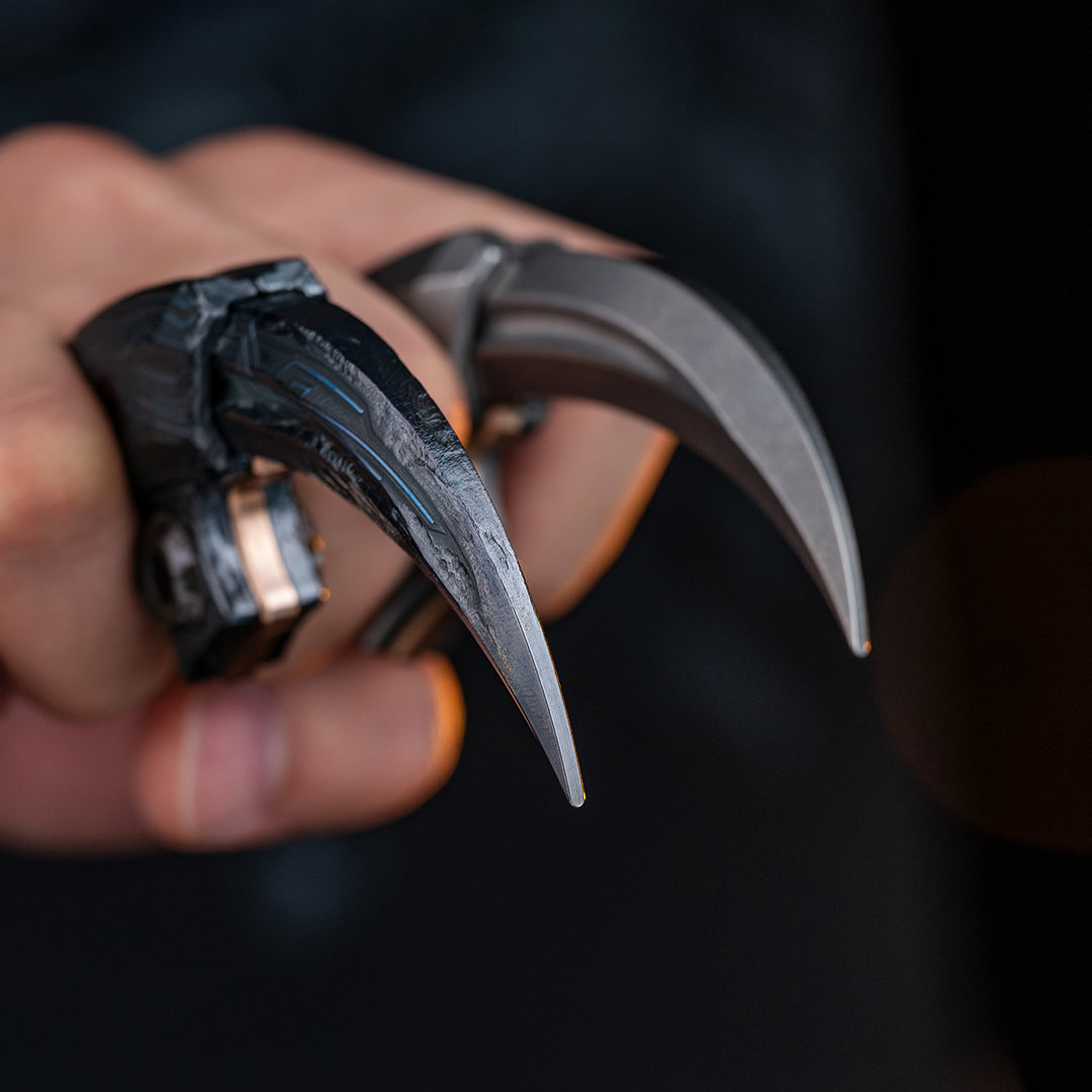 Cyberpunk Raptor Hand-Carved Titanium Claw(Limited 20 pcs)