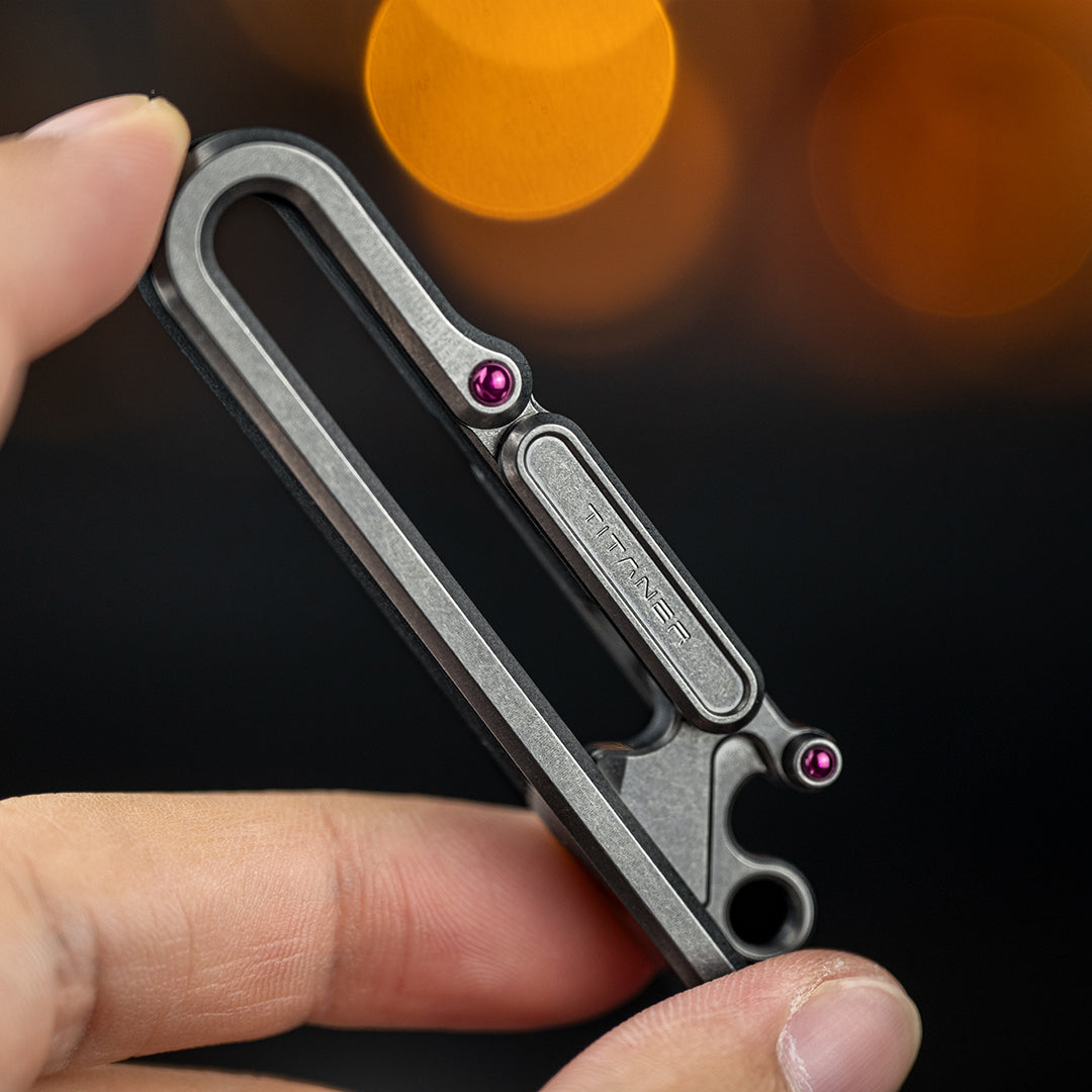 Titanium Belt Keychain