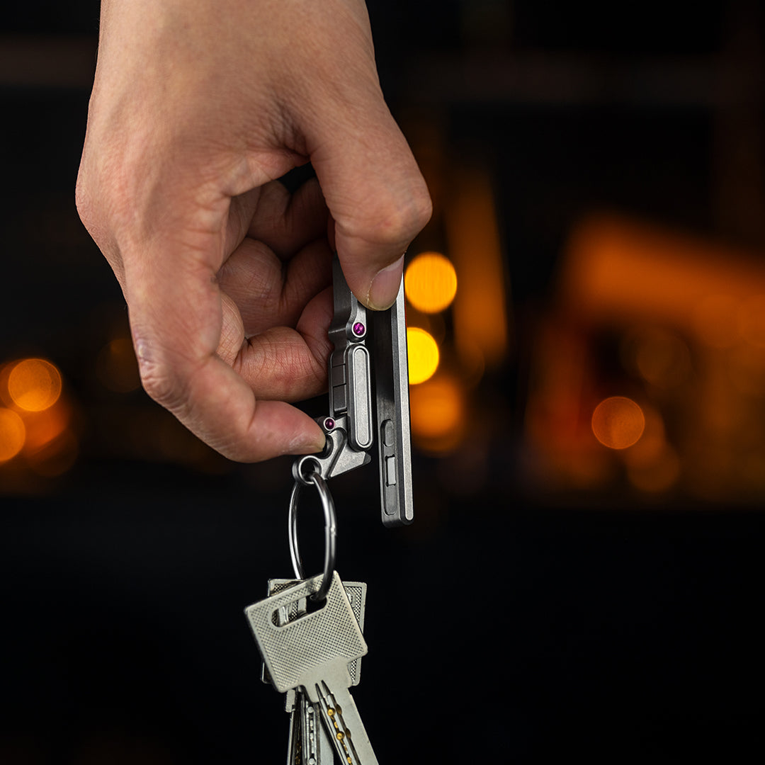 Titanium Belt Keychain