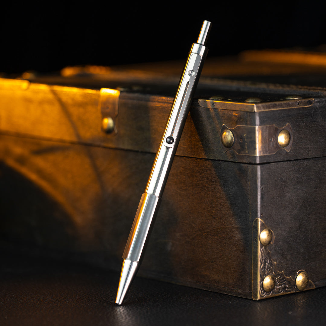 Meteor Star: Hand Carved Titanium Dragon Pearl Dream Pen
