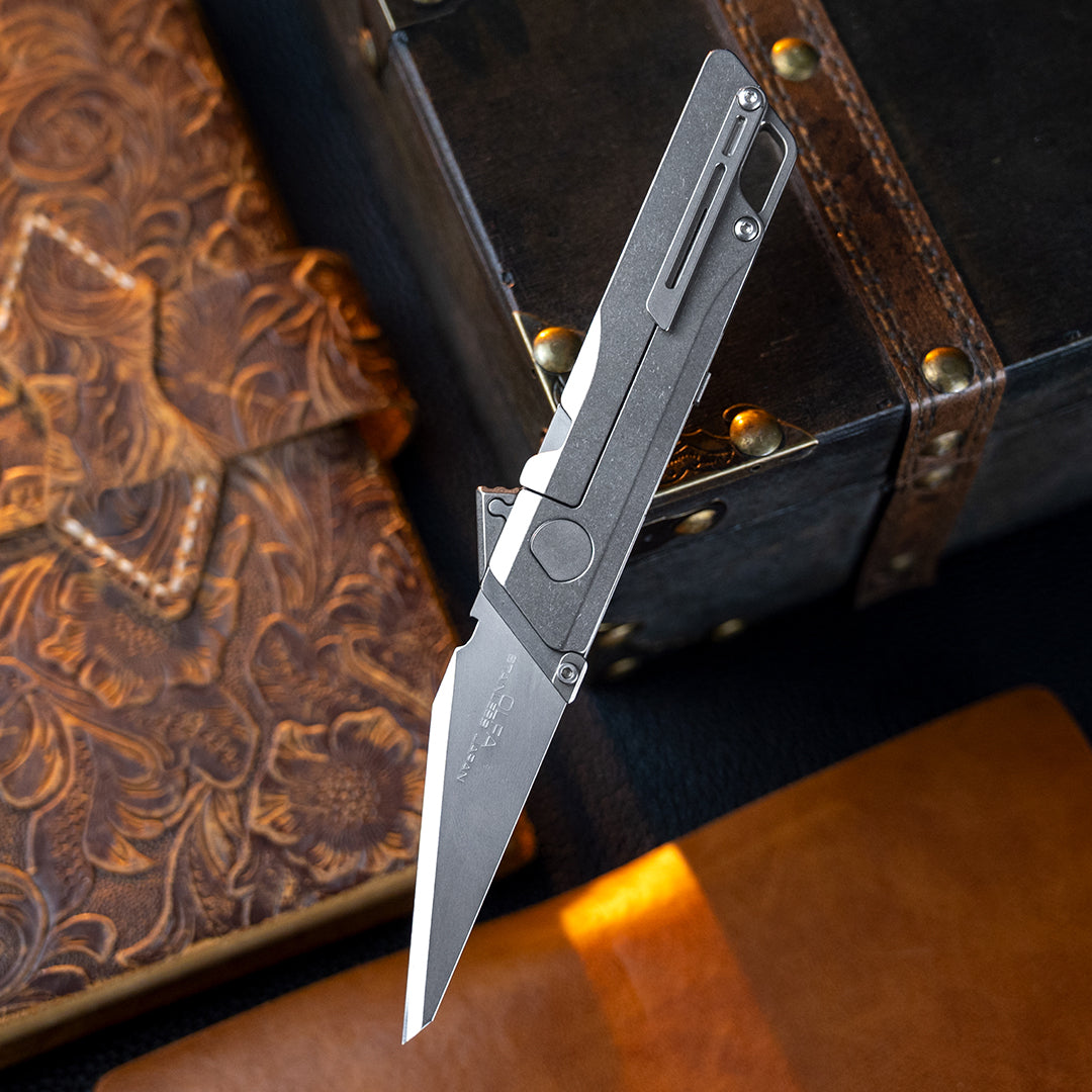 【Final Flash 2025】The Raven Titanium Utility Folding Knife