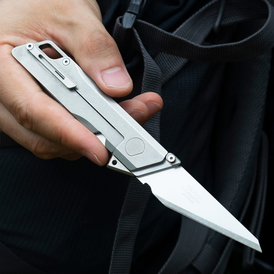 The Raven Titanium Utility Folding Knife