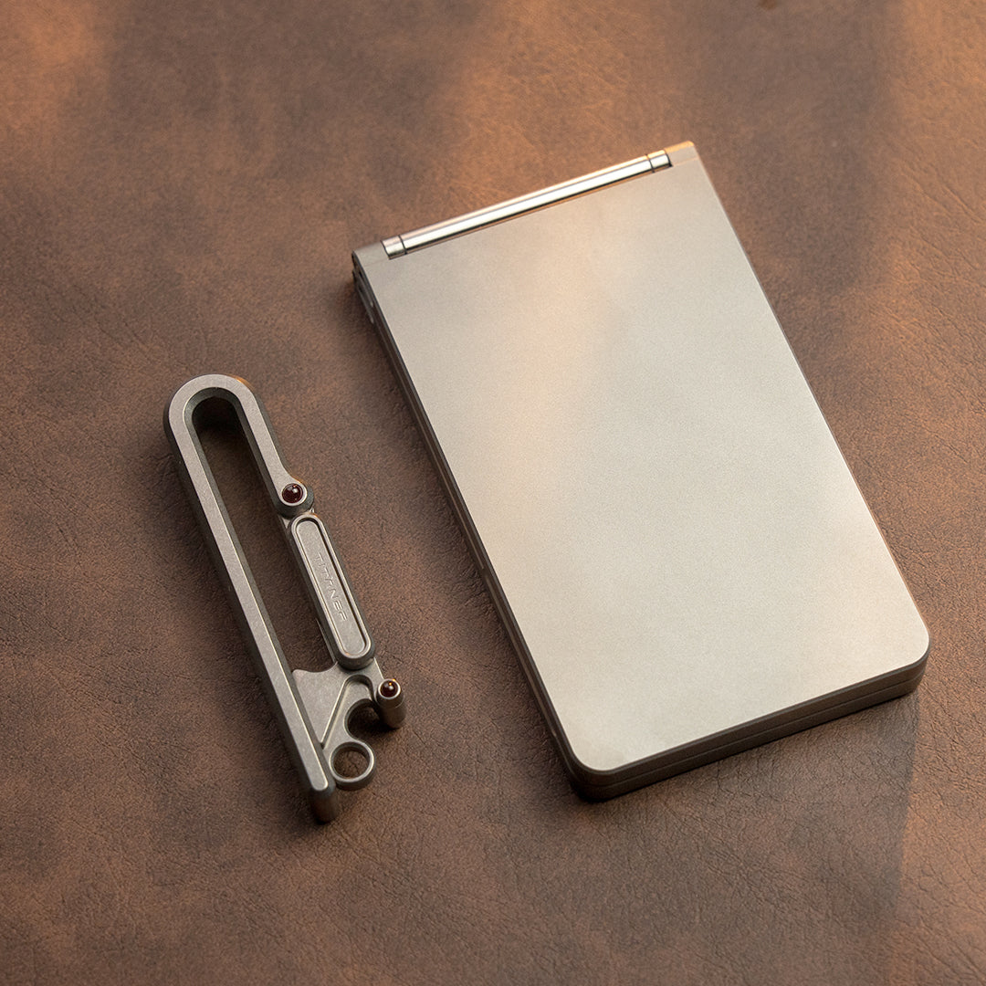 Titanium Belt Keychain